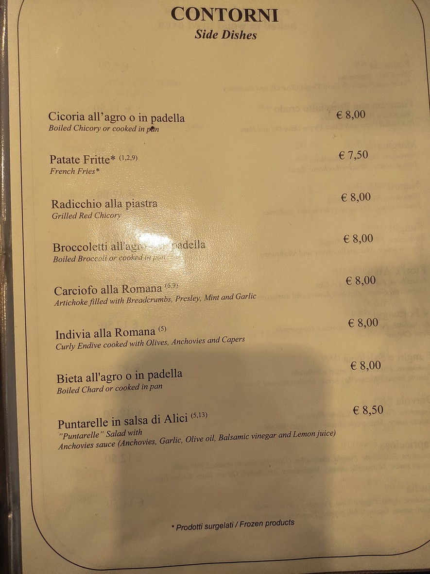 La Taverna dei Quaranta menu 5