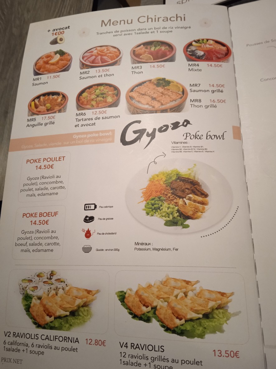 Tokyo menu 4