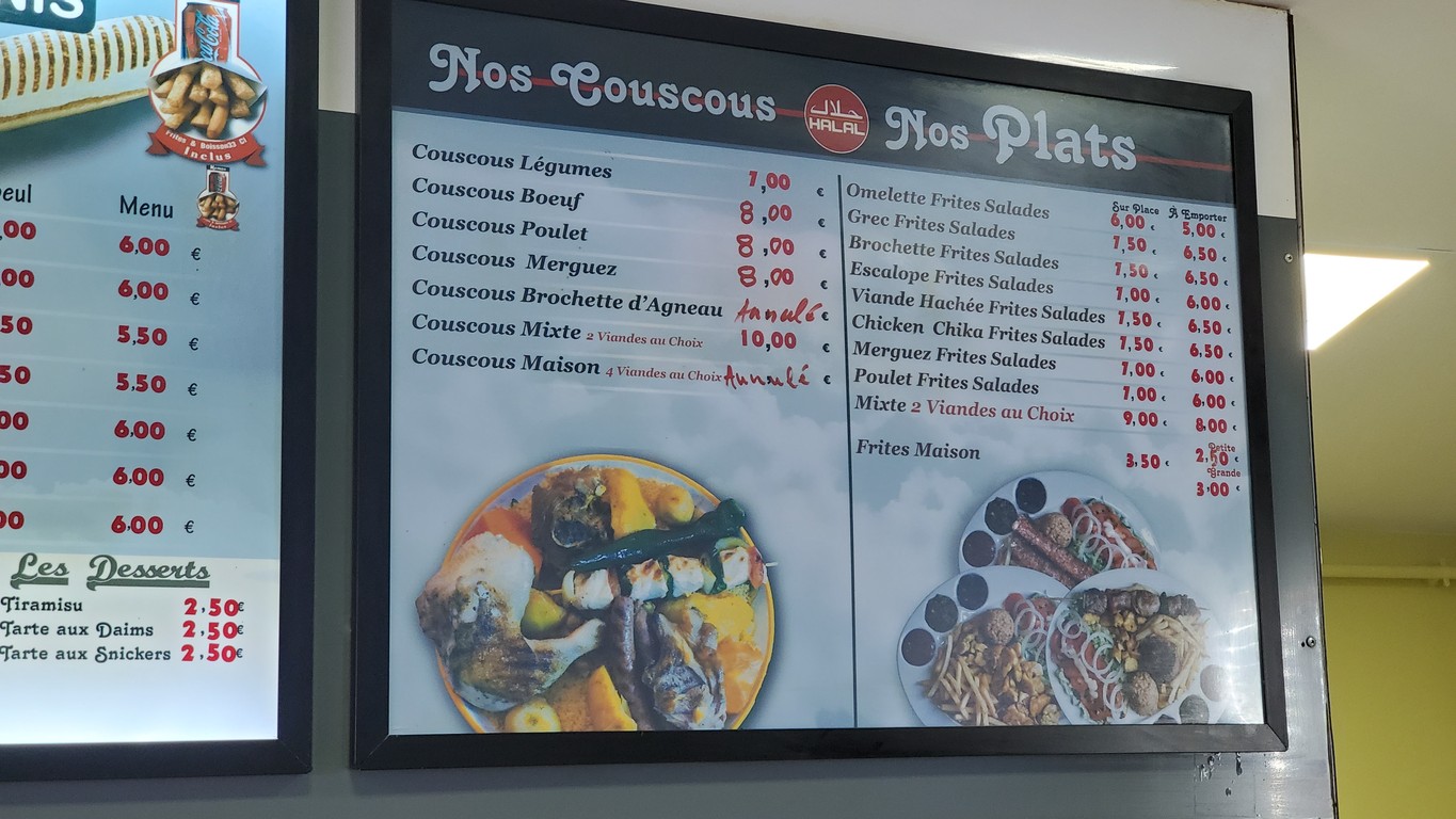 Le Rapido menu 4