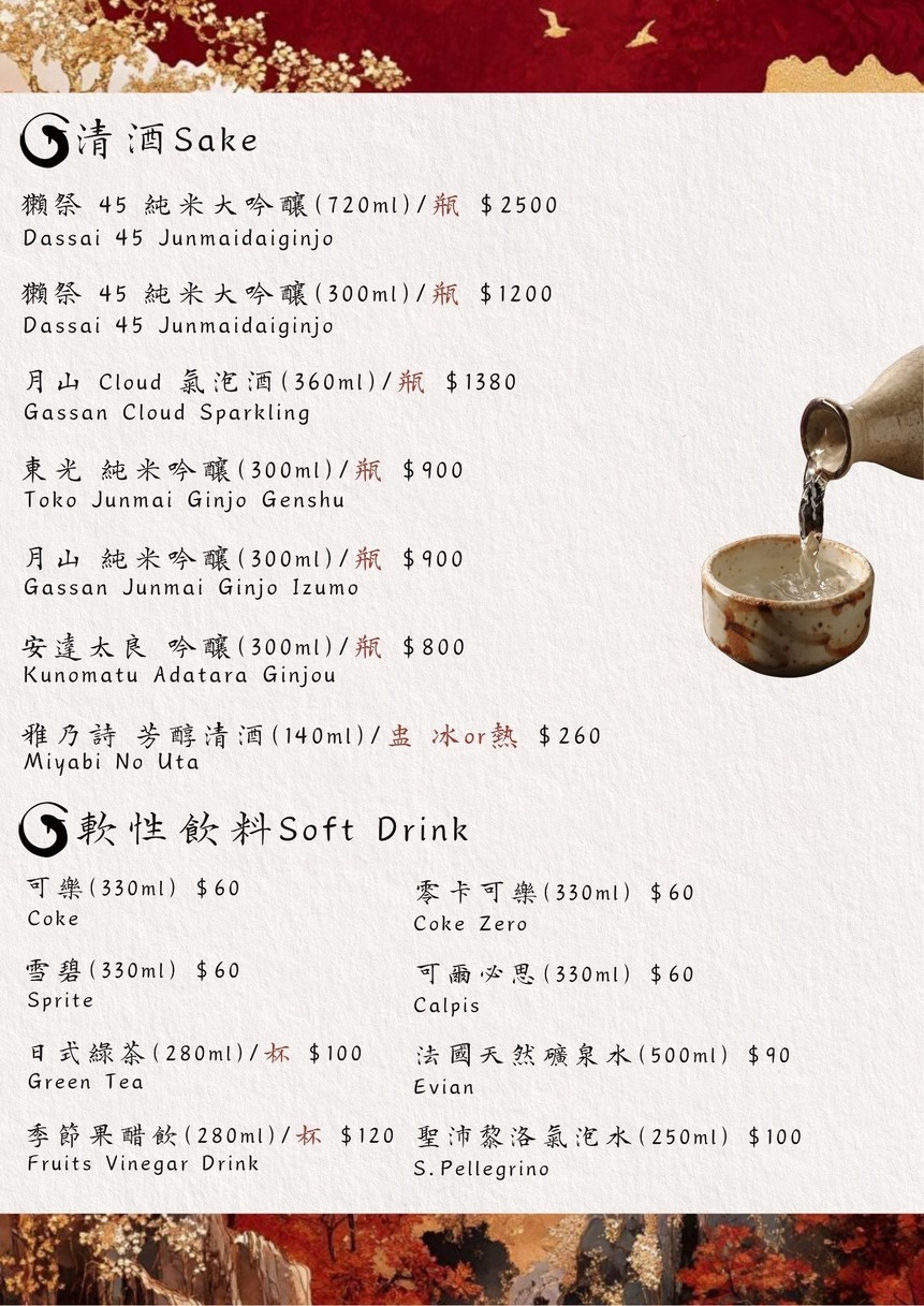 Jian Chi Wu (Xin Guang San Yue A4) menu 2