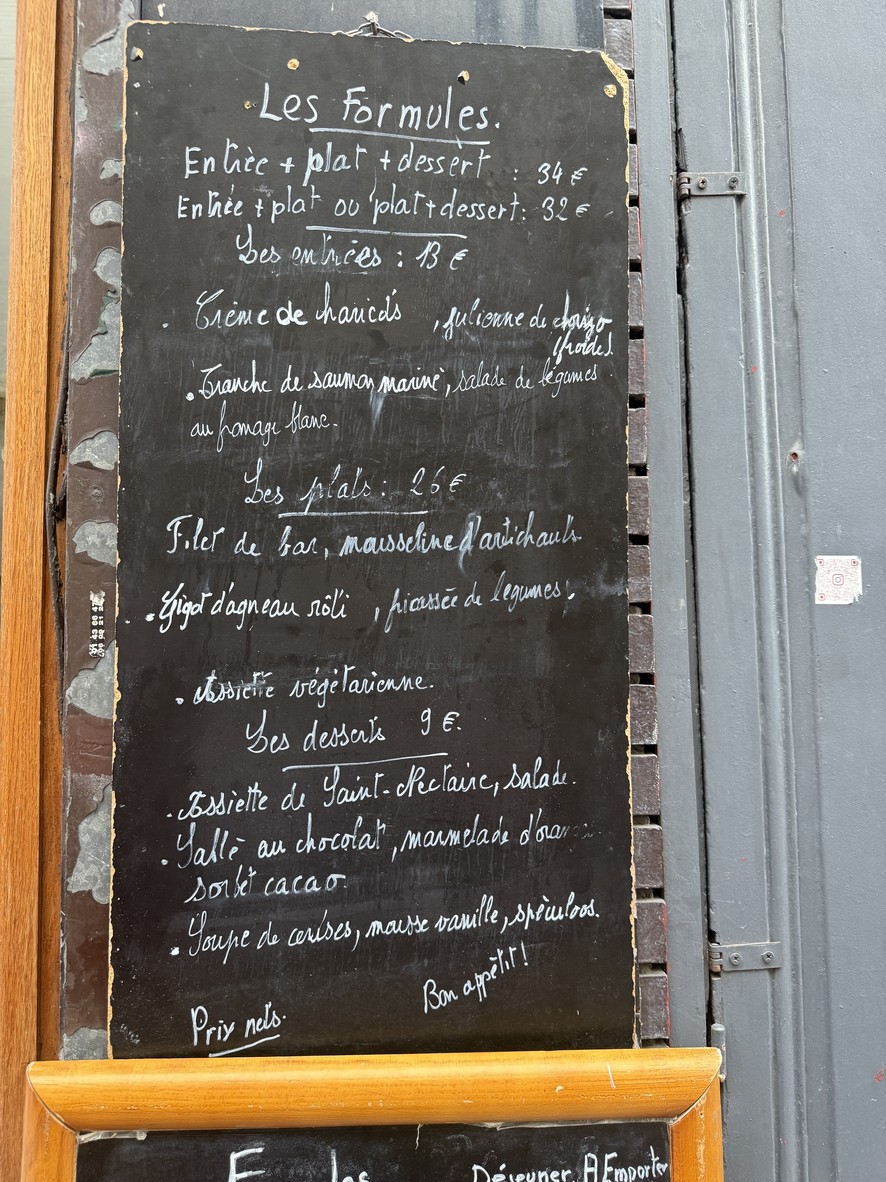 le temps au temps menu 1