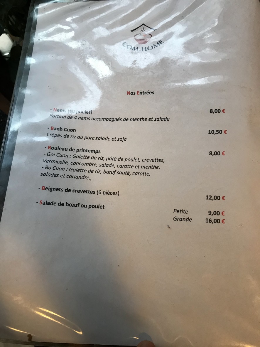 Com-Home menu 1