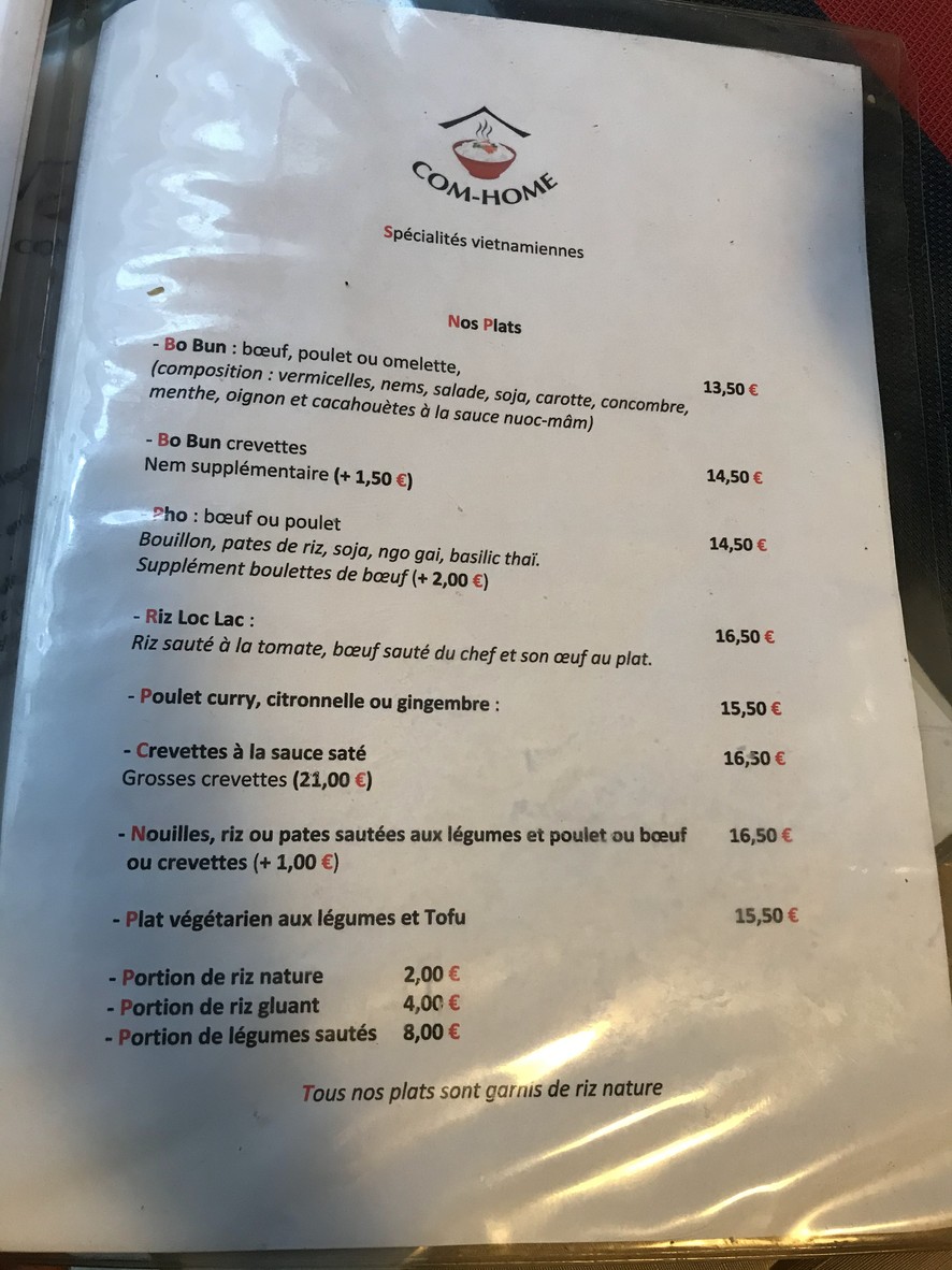 Com-Home menu 2