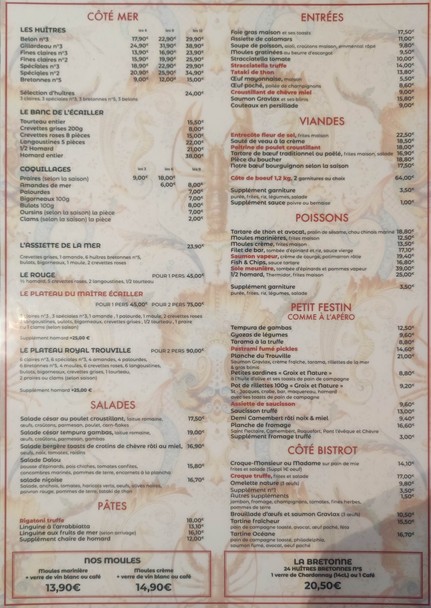 Restaurant Le Trouville