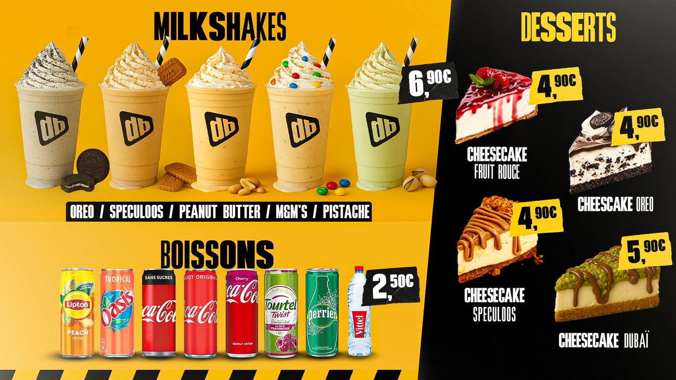 Dangerous Burger Montreuil menu 3