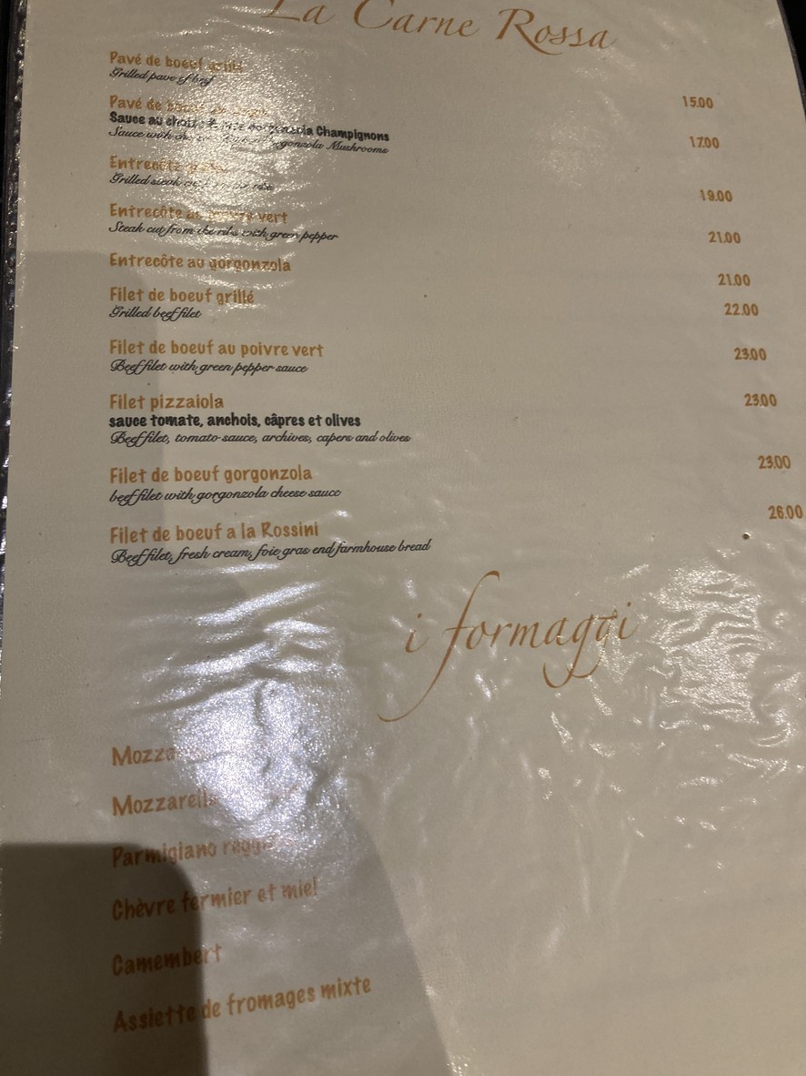 Le Venezia menu 4