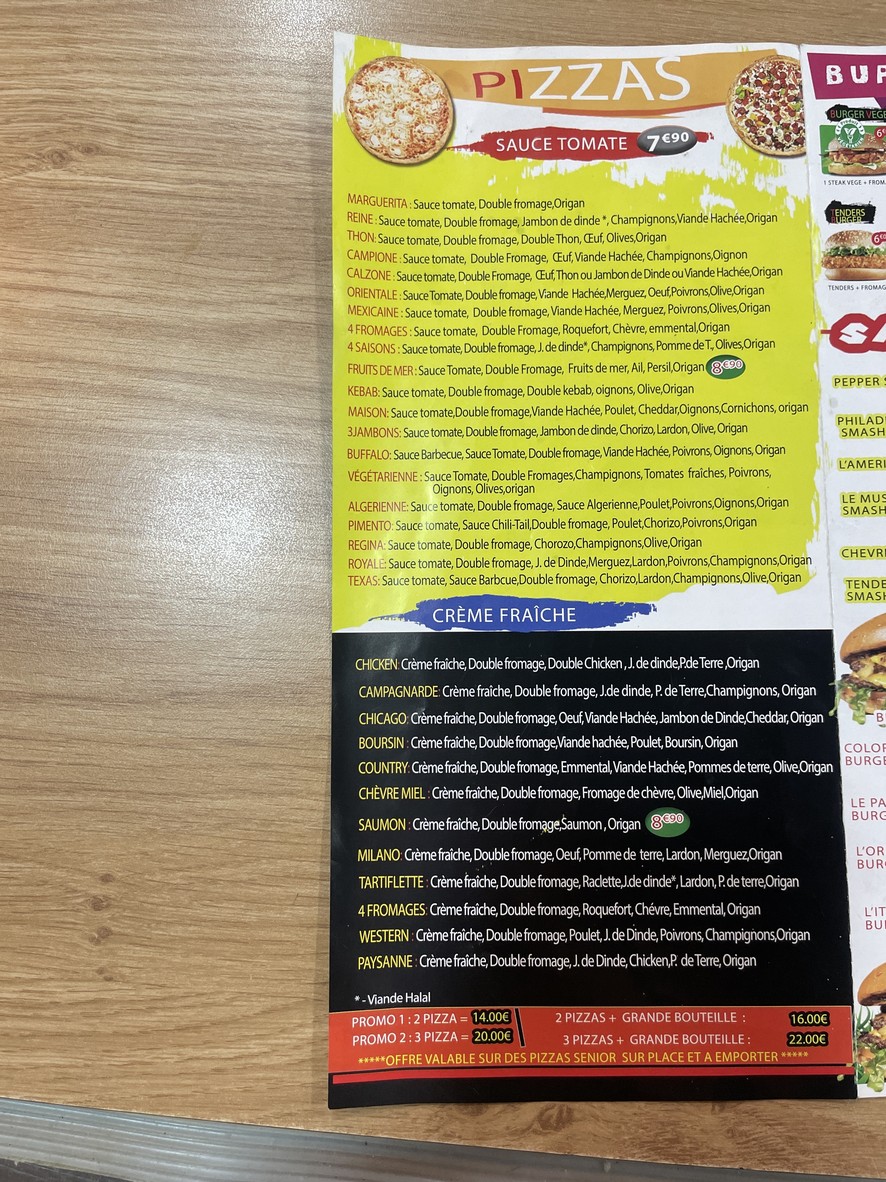 Le Must menu 3
