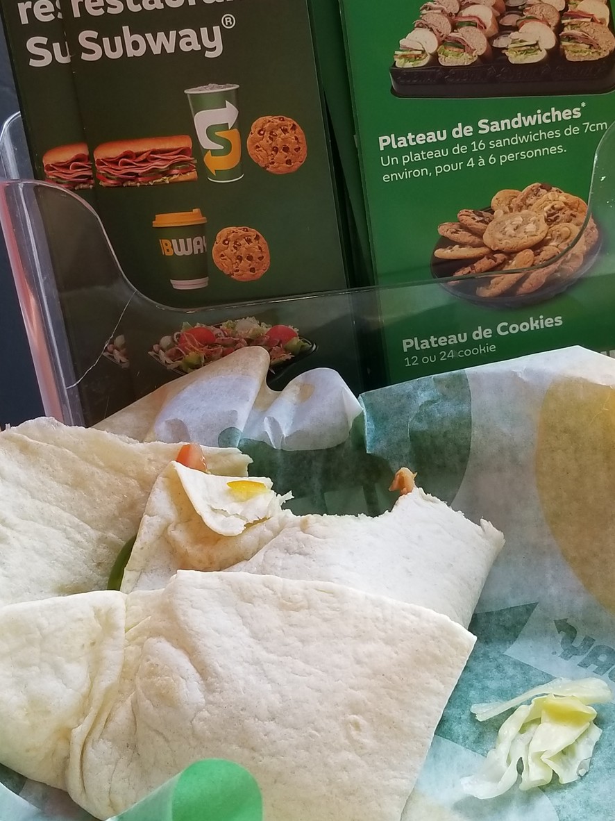 Subway menu 1