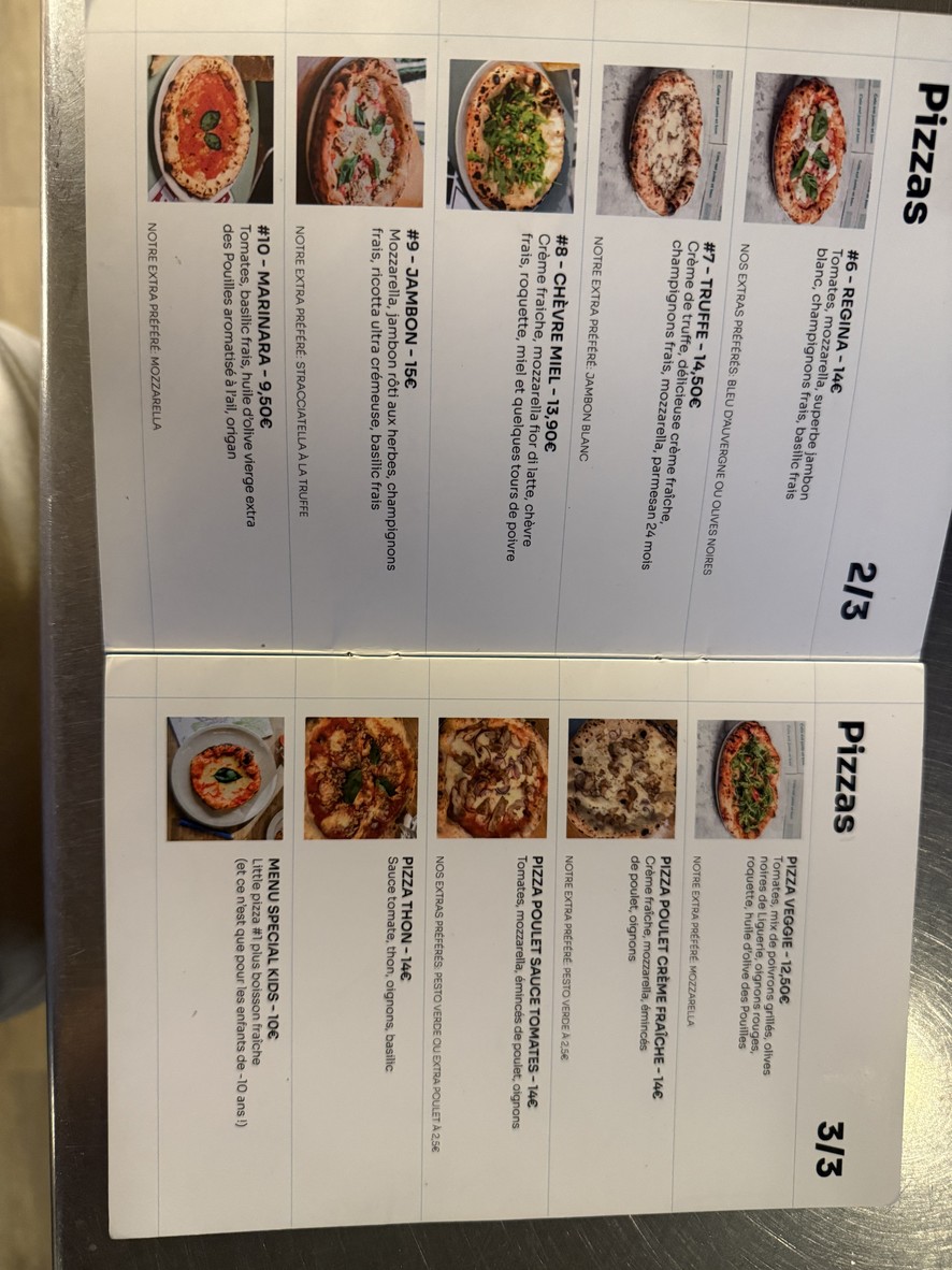 Bricktop Pizza menu 2