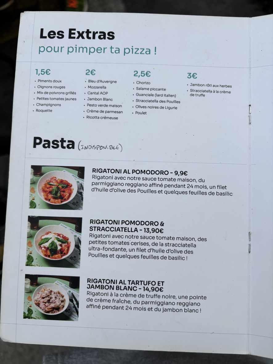 Bricktop Pizza menu 3