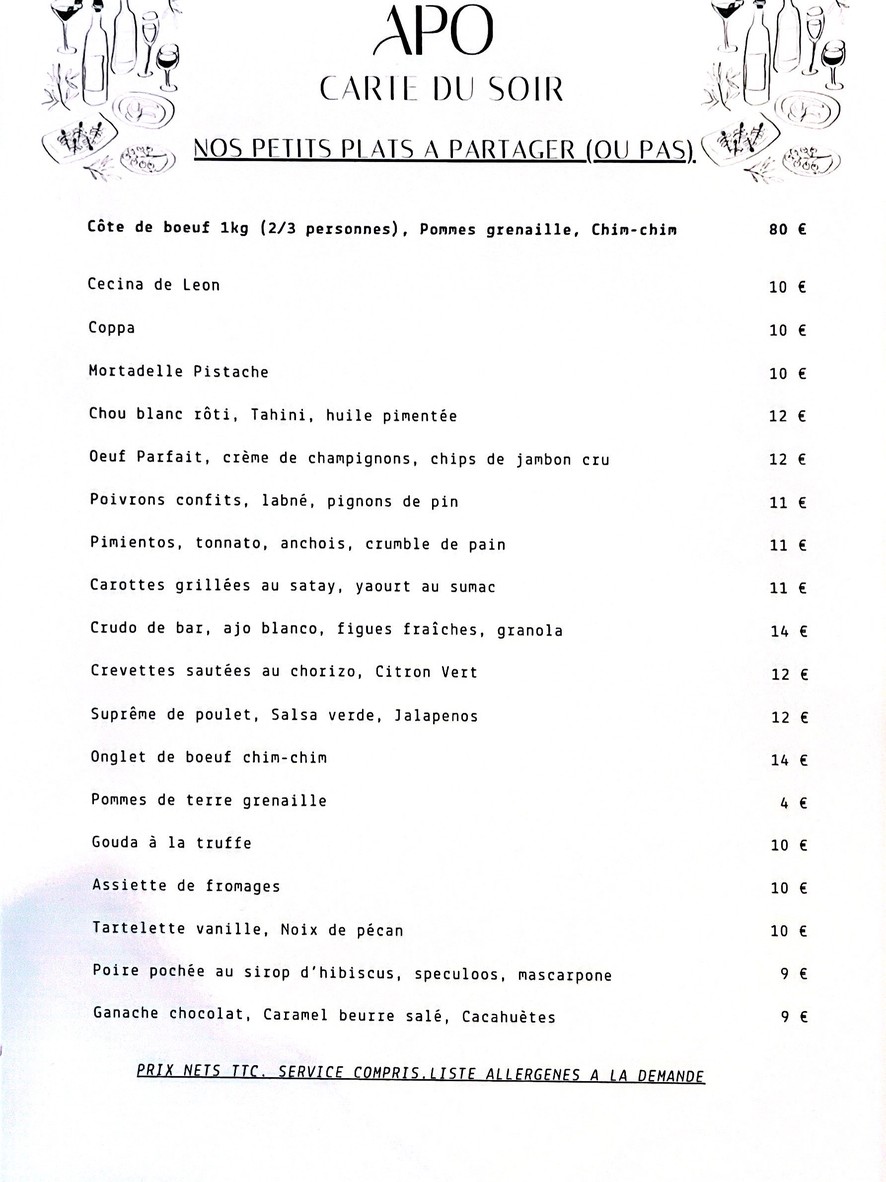 APO menu 2
