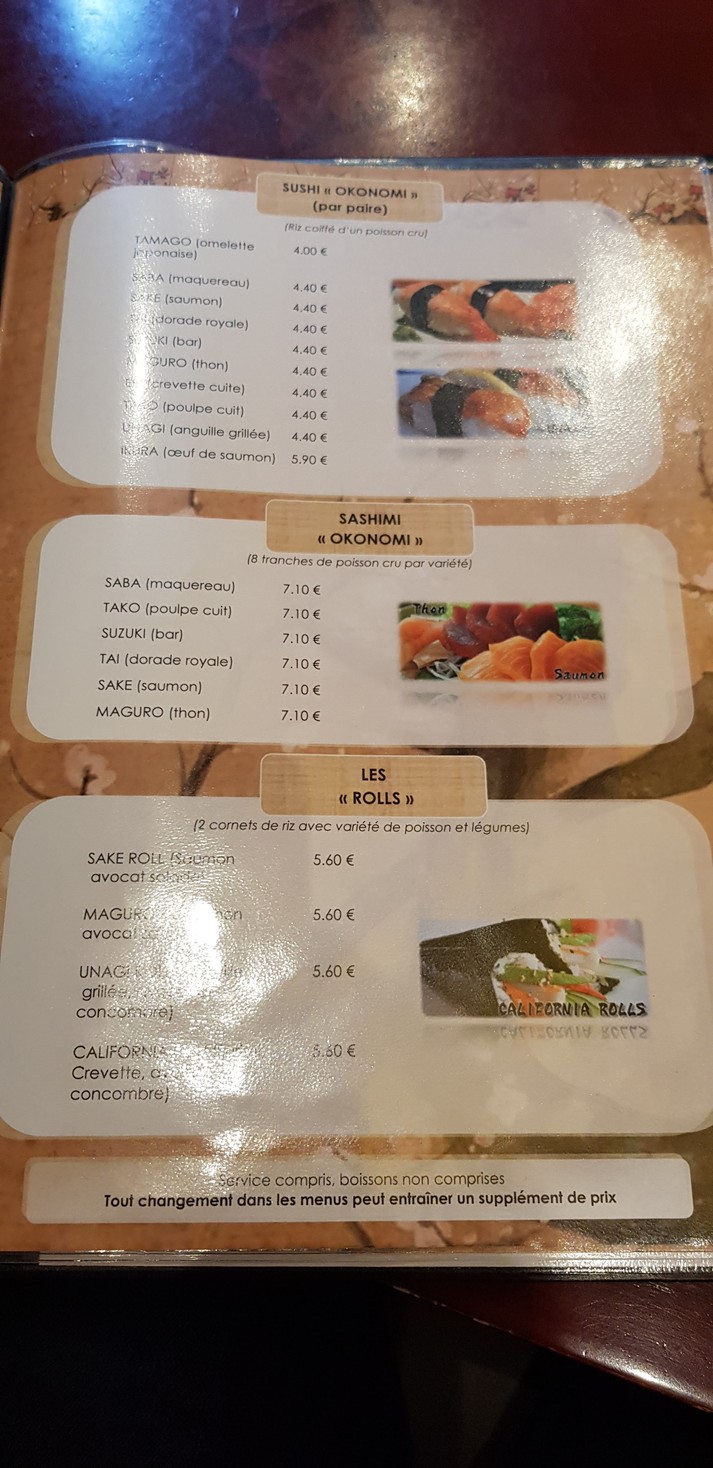 Yakigushi menu 2