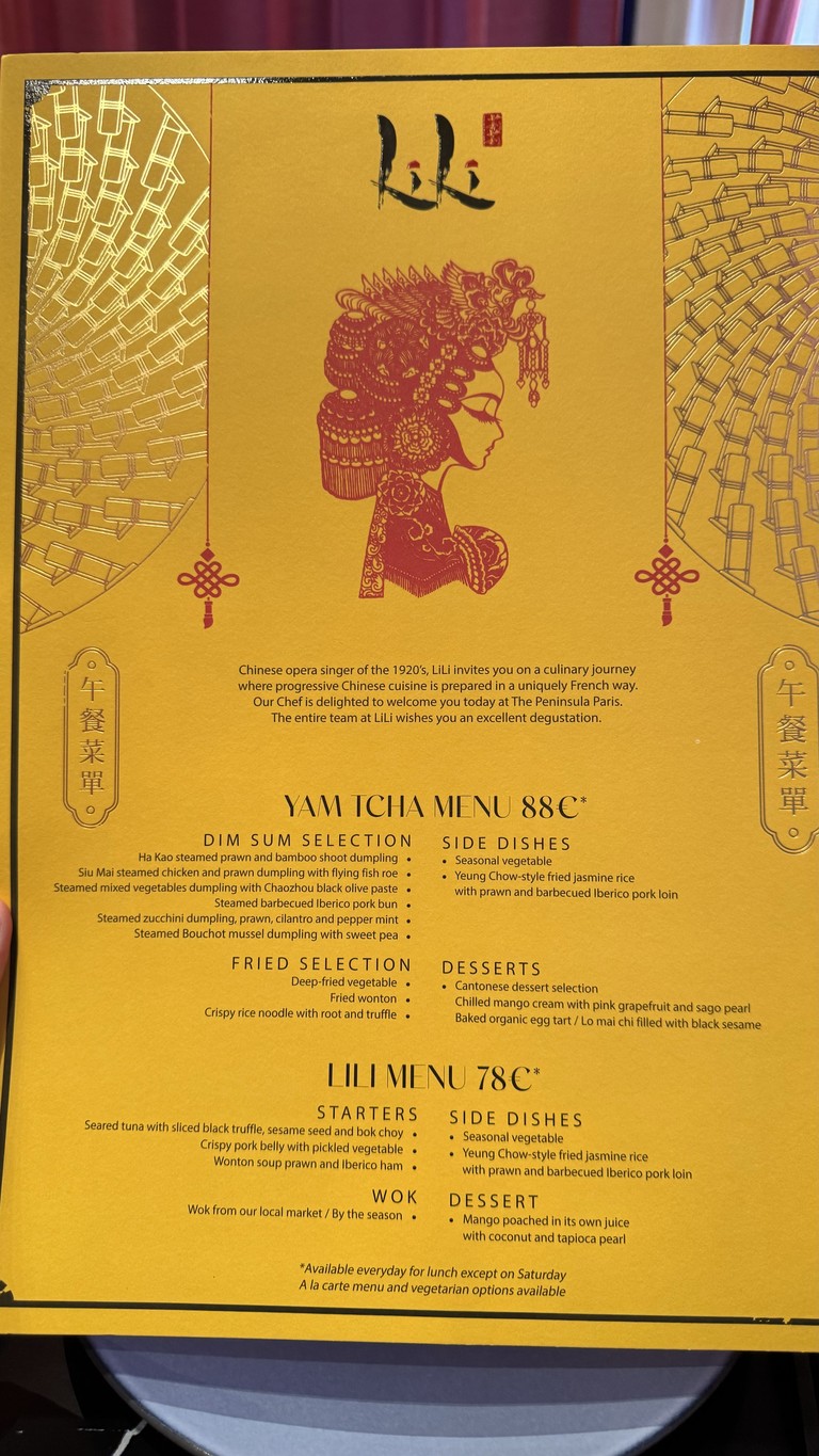 LiLi menu 1
