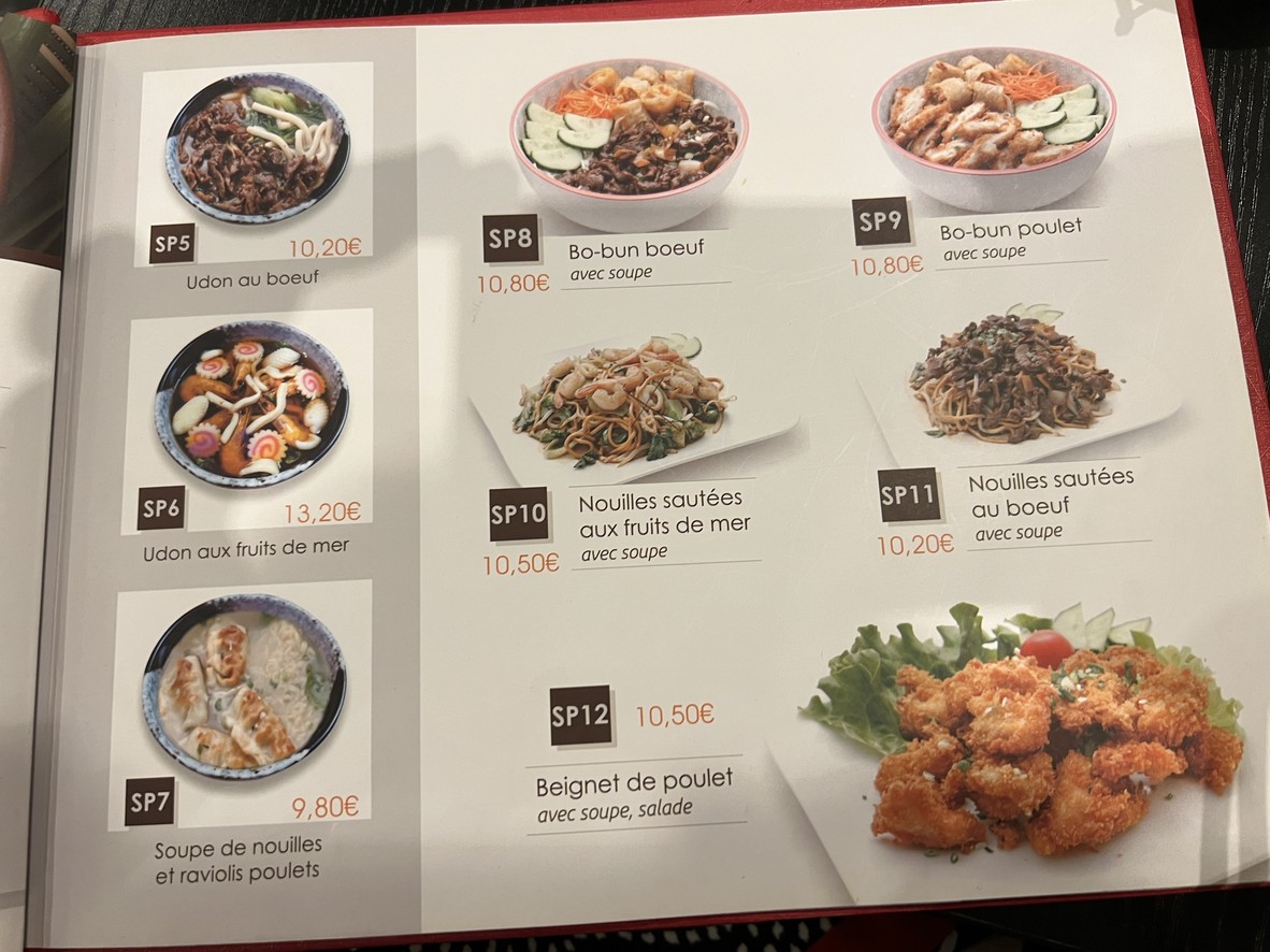 Nagatomi menu 3