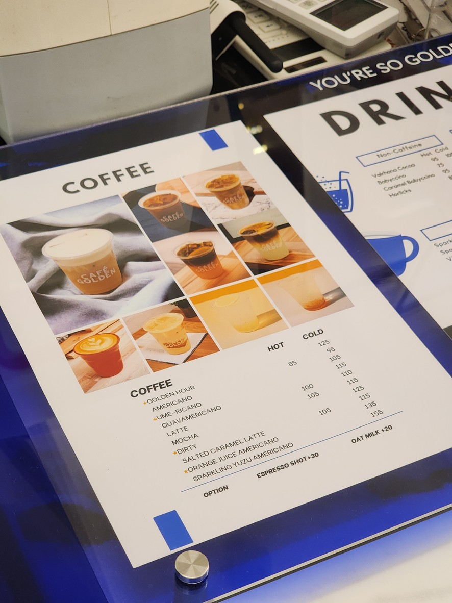 Café Golden menu 2