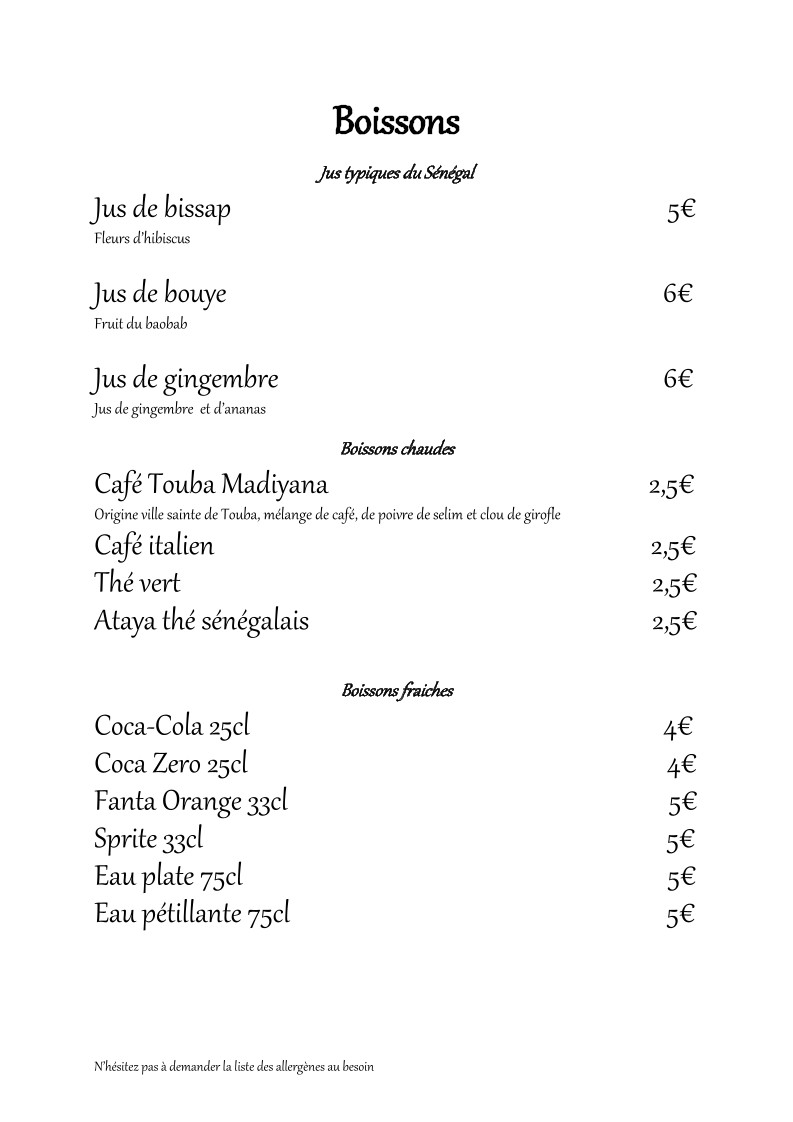 BALY Restaurant menu 3