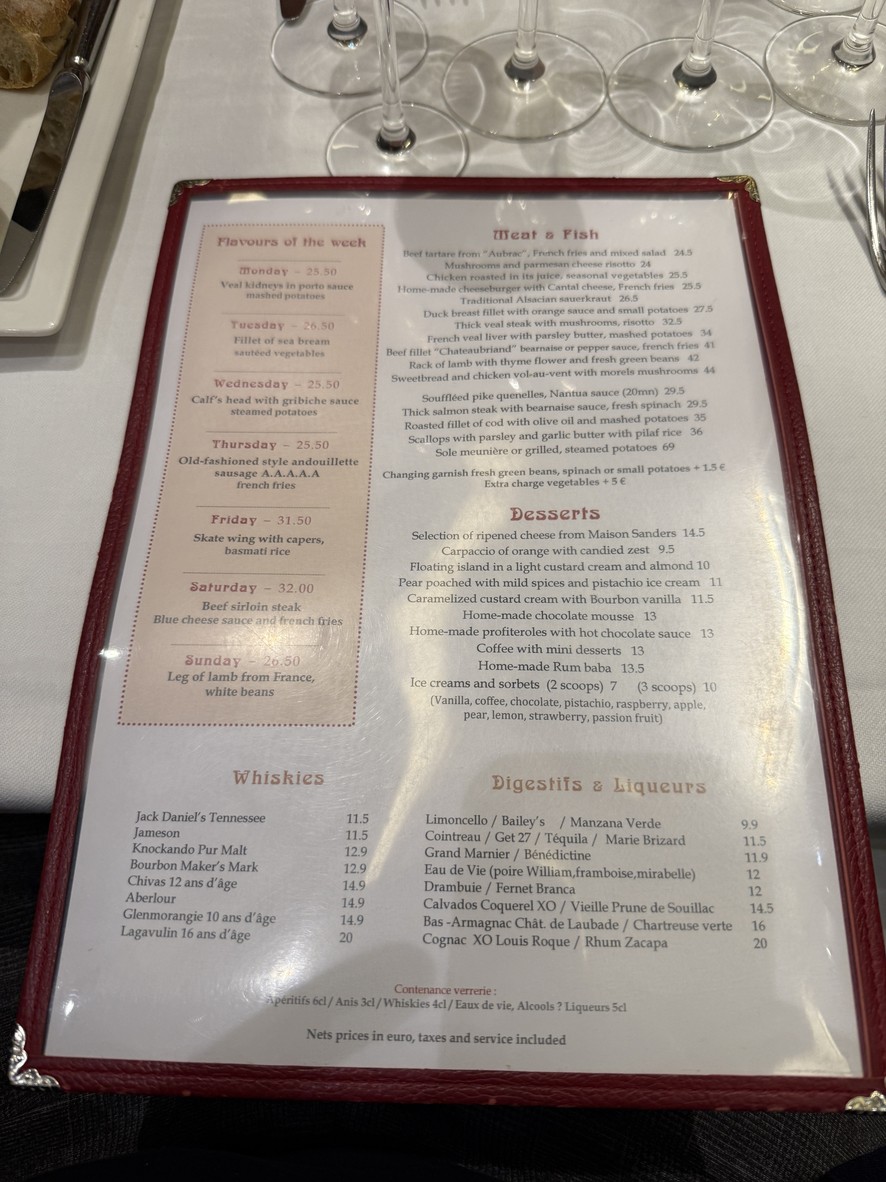 Vagenende menu 3
