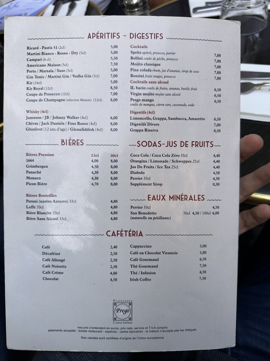Prego menu 4