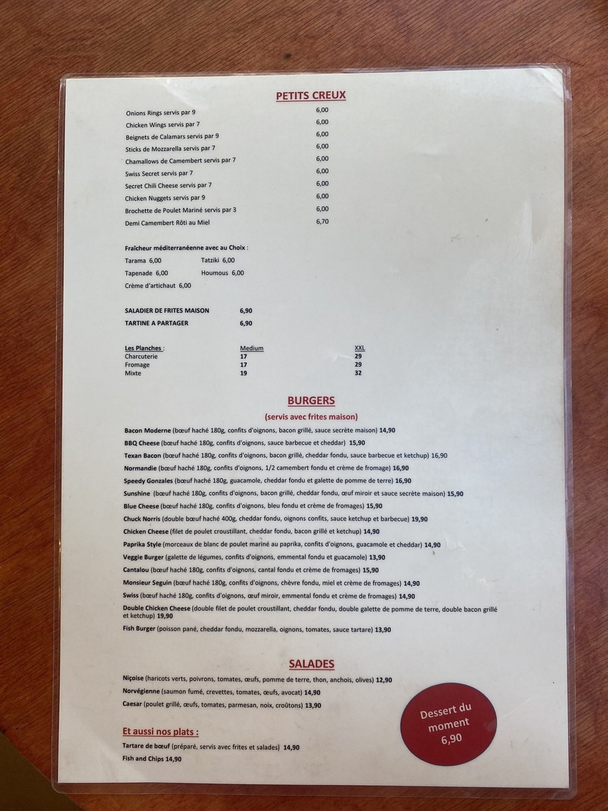 Modern Counter menu 1
