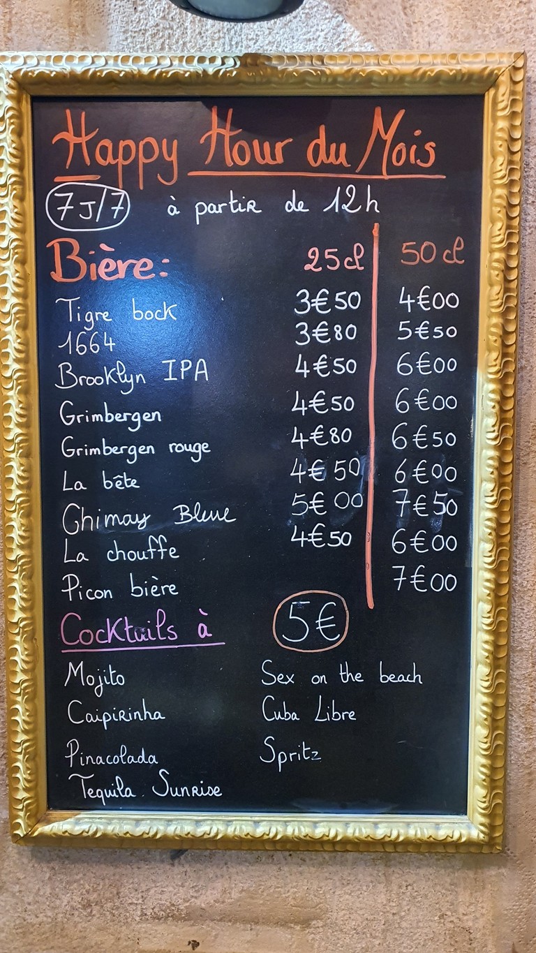 Tabac Brasserie Le Saint Fargeau menu 2