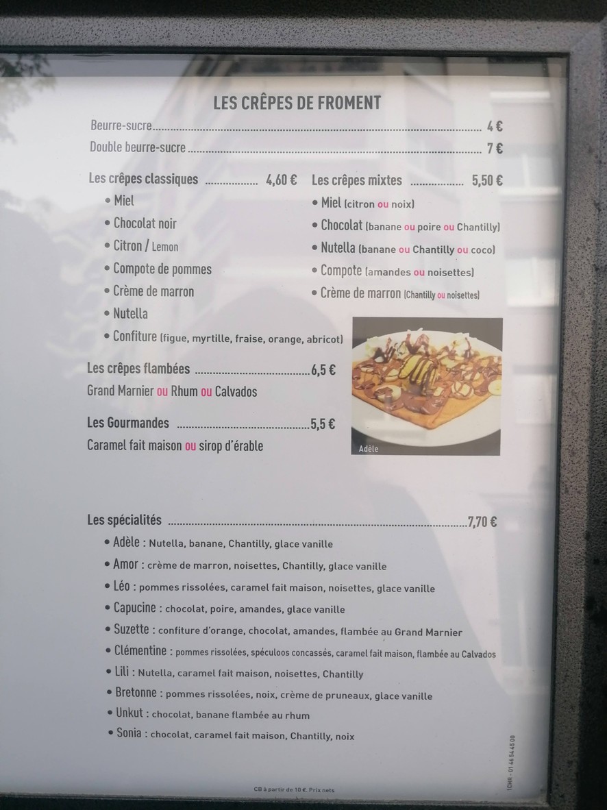 Crêperie Ker-Lili menu 3