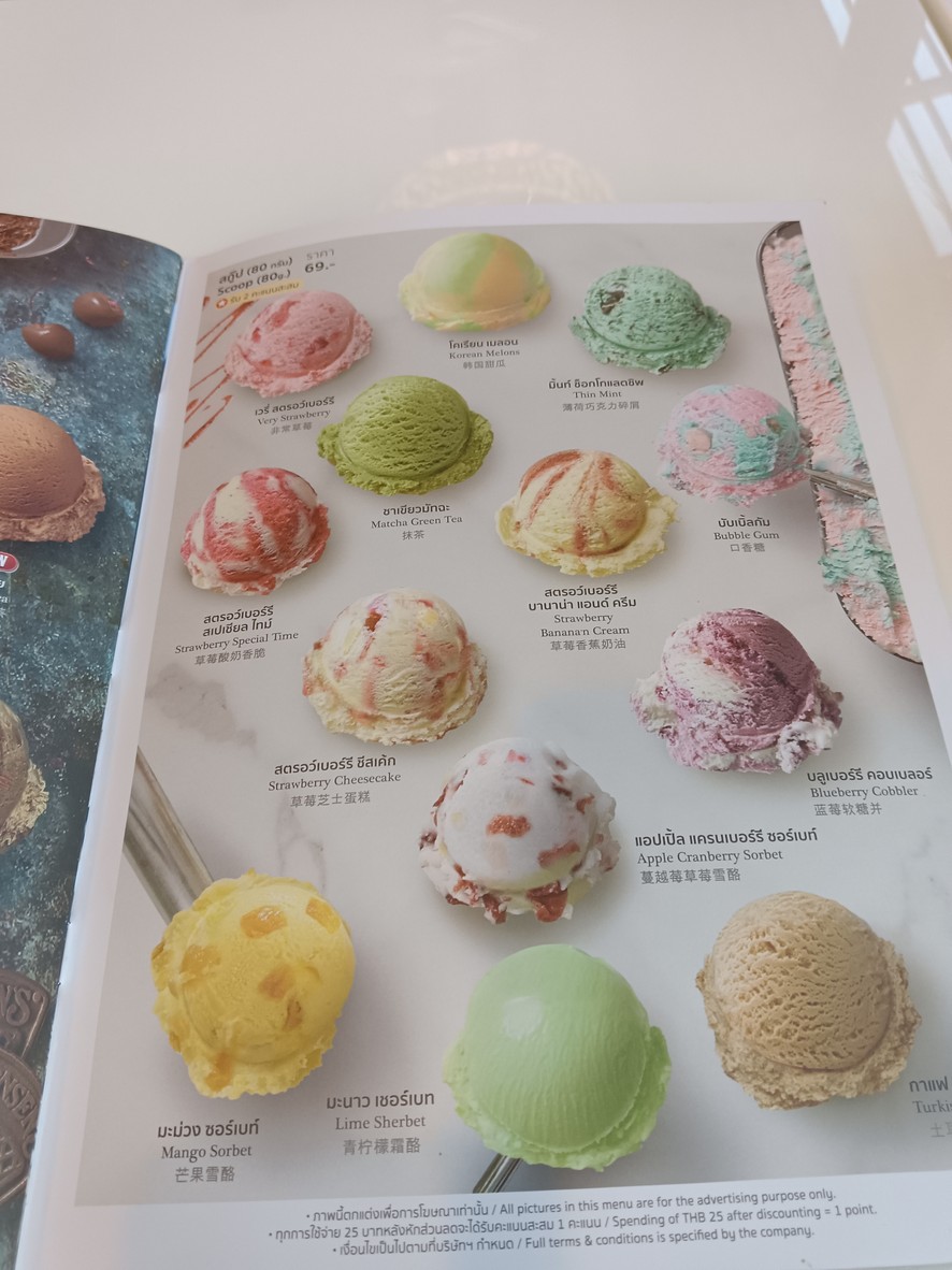 Swensen's Asiatique River Front menu 1