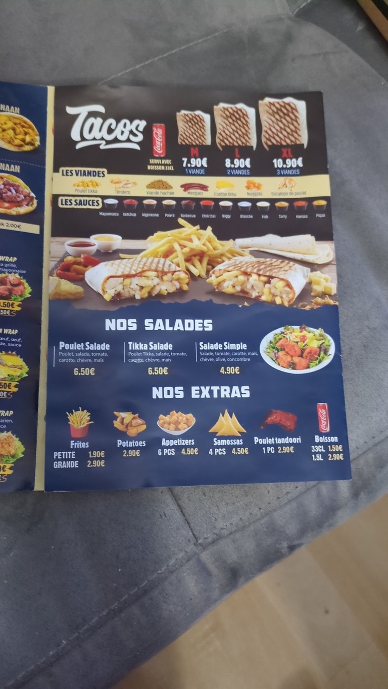 New Chicken Express Paris 20ème menu 3