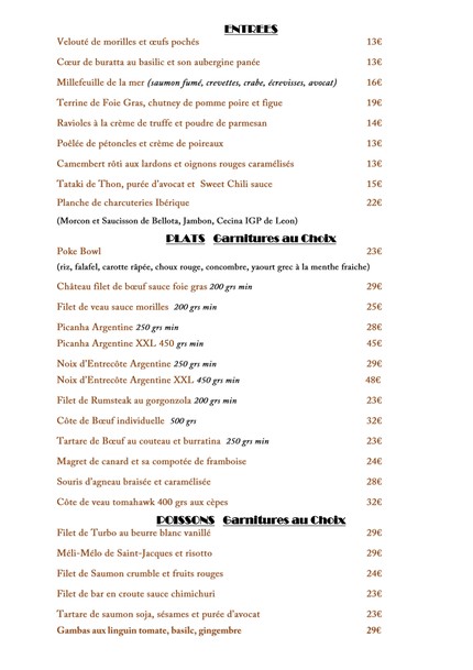 Le BoVincennes - Steakhouse restaurant Vincennes