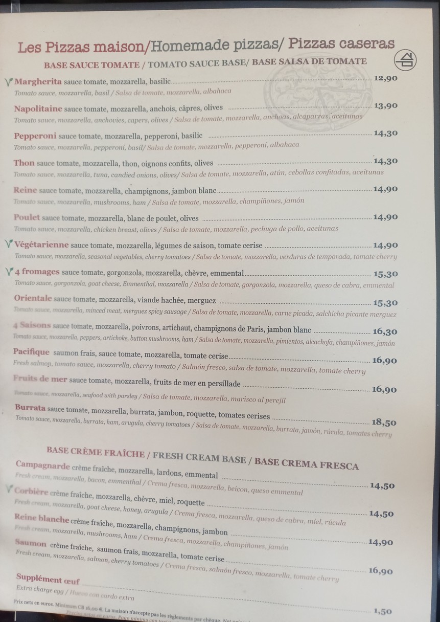 Le Déli's Café menu 1