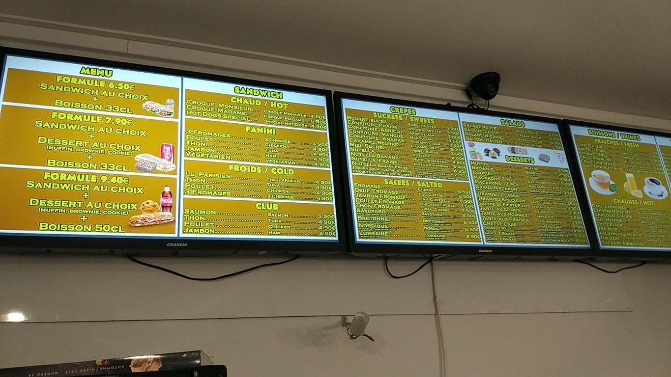 Catacomb Food and Drinks menu 1