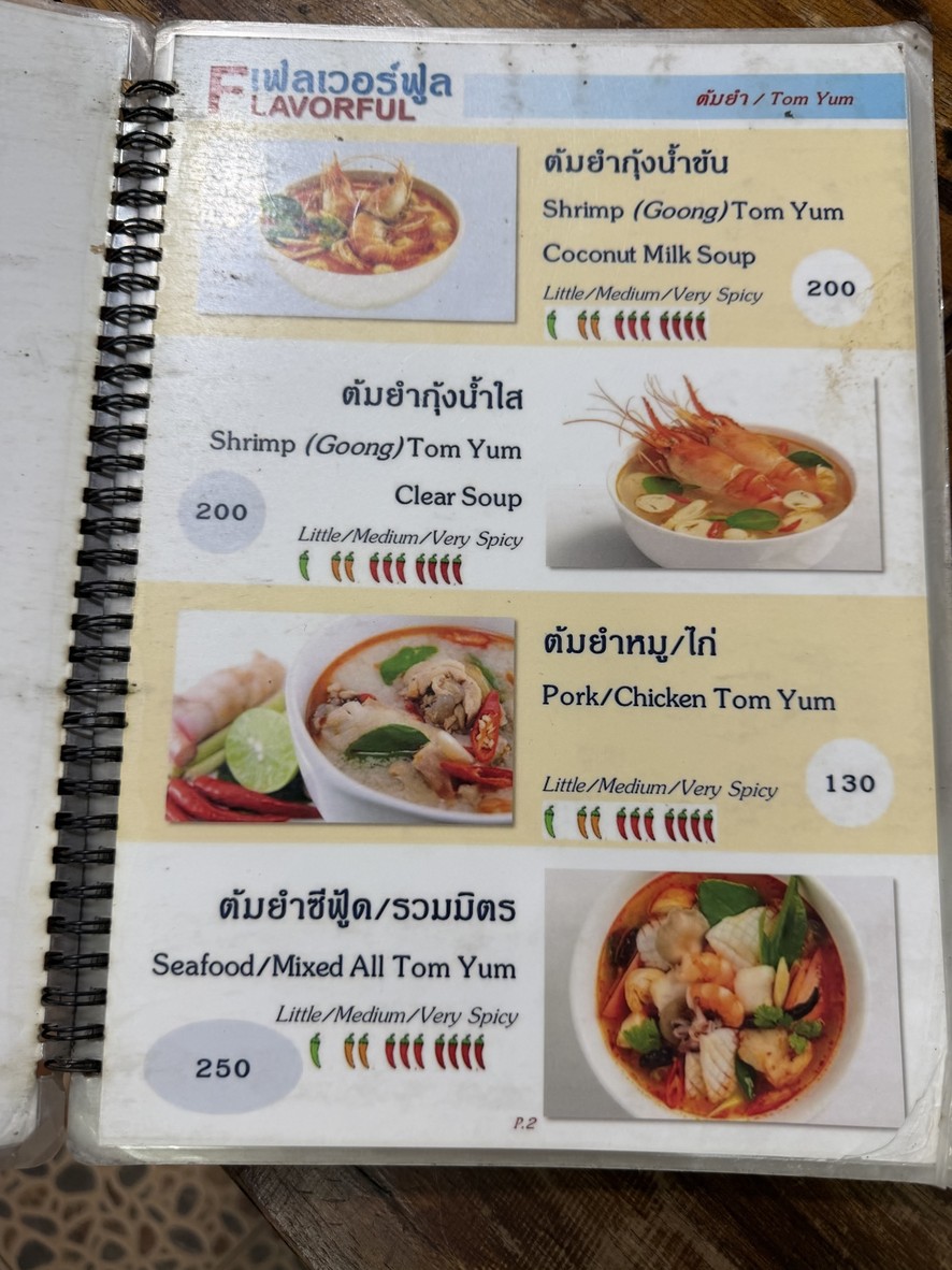 Flavorful menu 1
