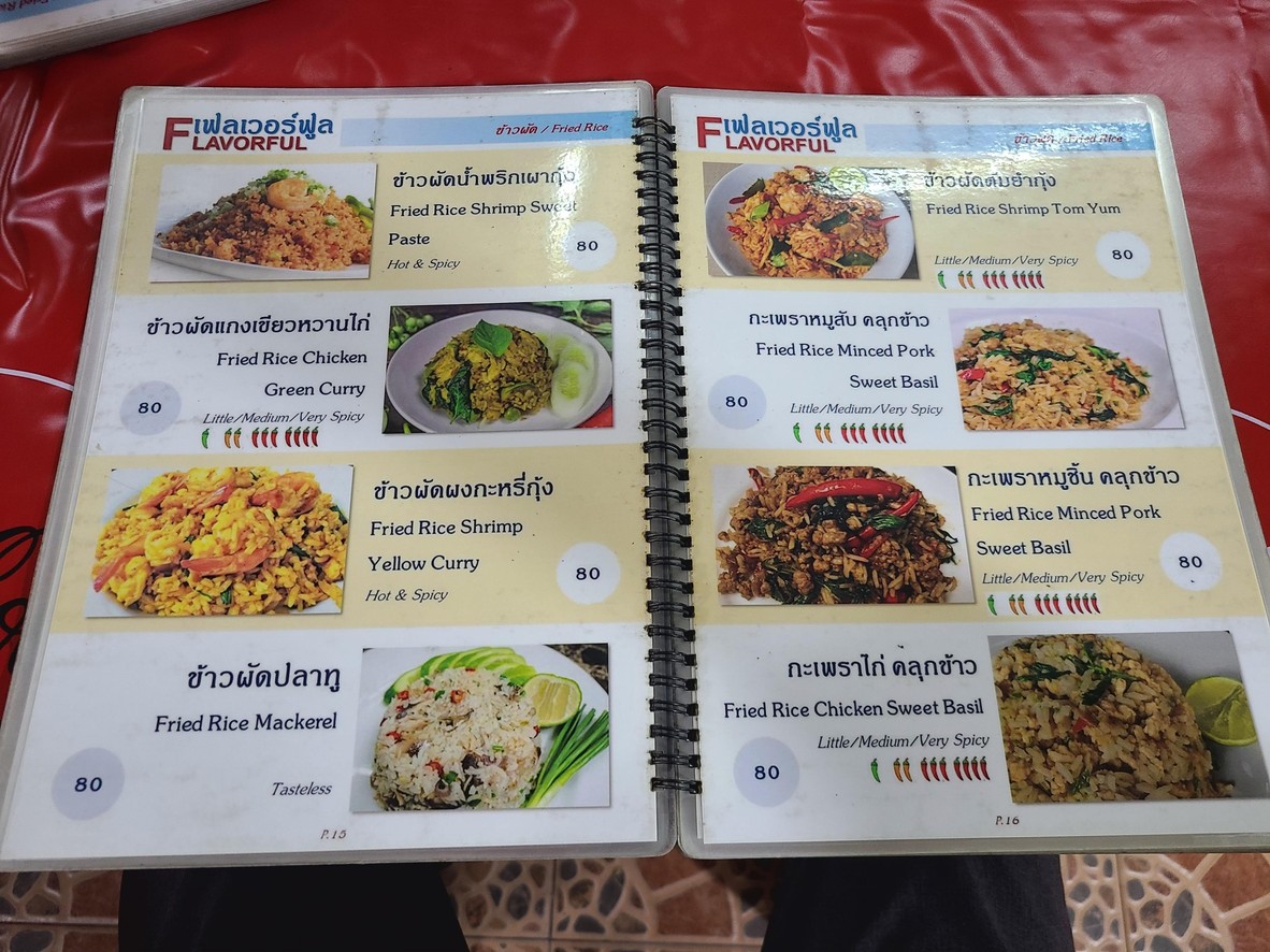 Flavorful menu 5