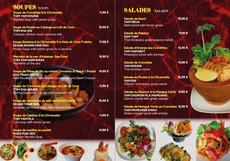 Meilleur Coco Thaï menu 6