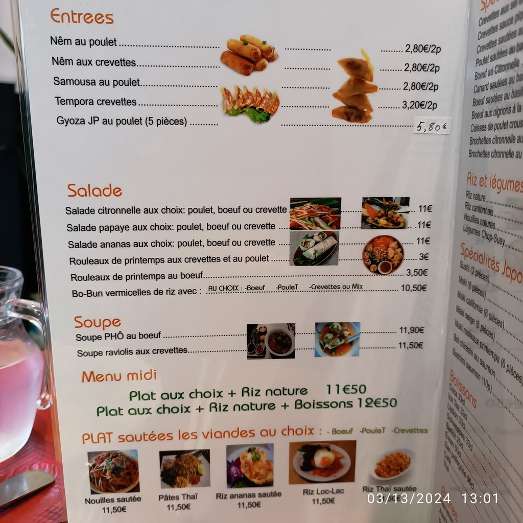 Hoa Patay 82 menu 1