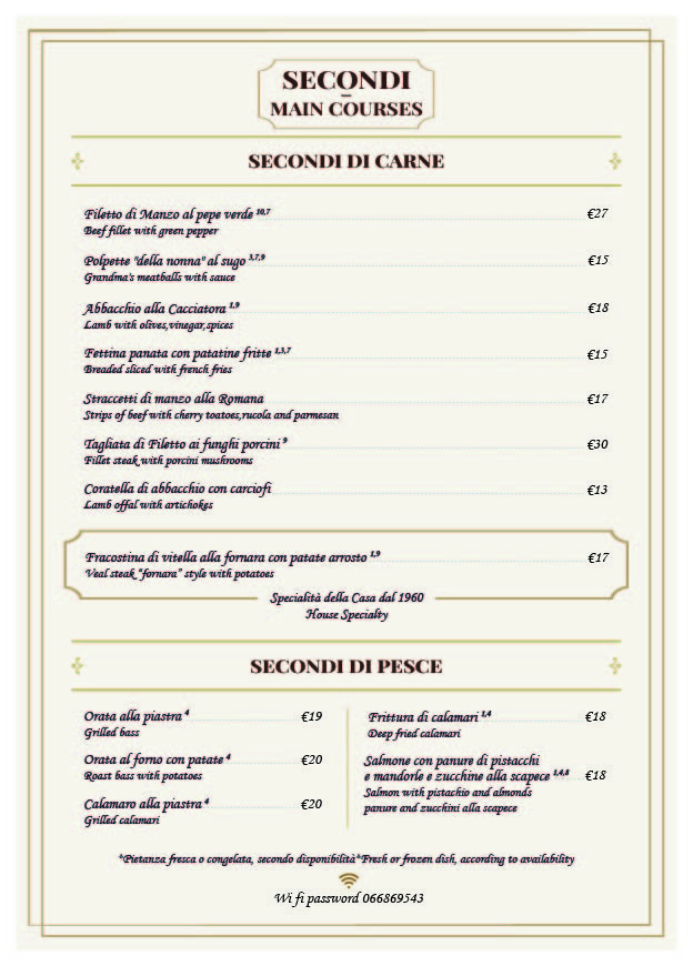 Trattoria Polese menu 4