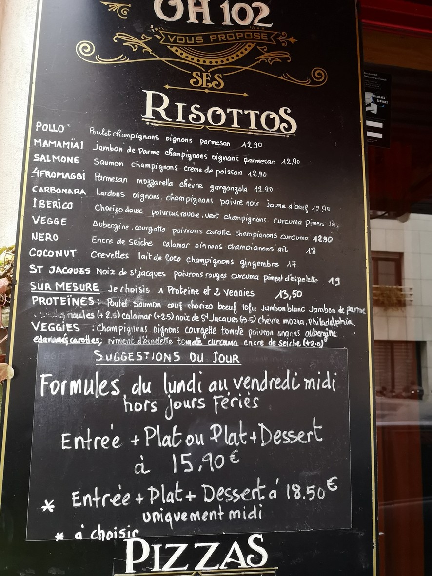 Oh’102 menu 2