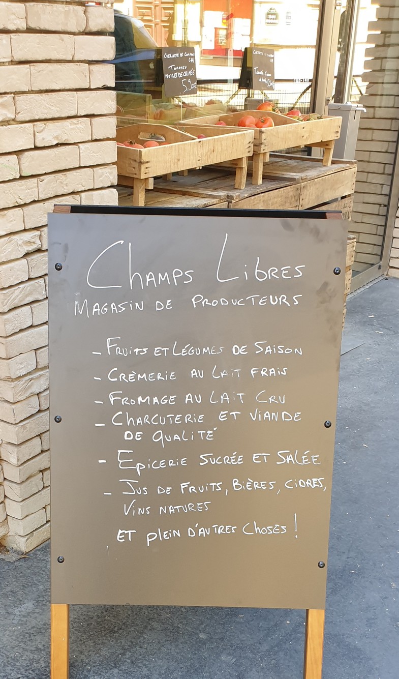 Champs Libres menu 2