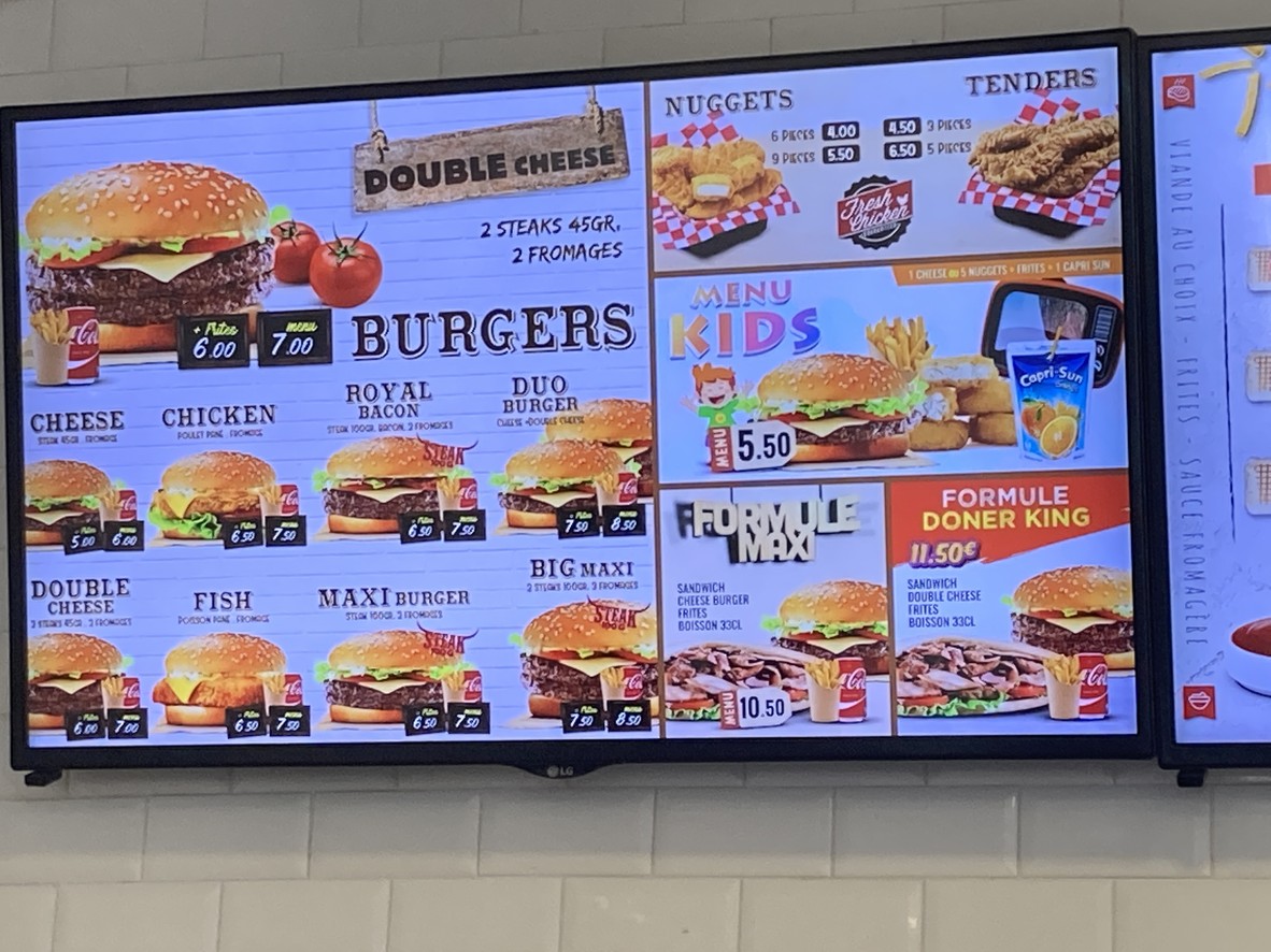 Le 64 menu 1
