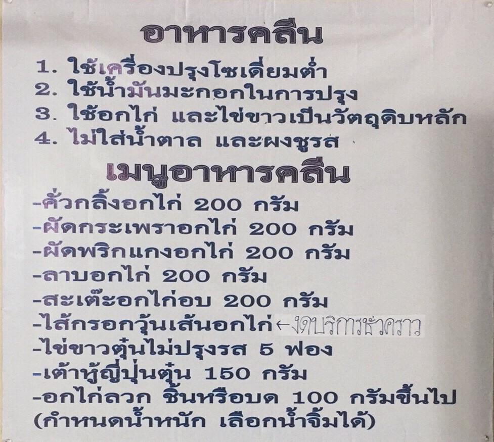 Kaifha Cafe and Restaurant (ไก่ฟ้า) menu 2