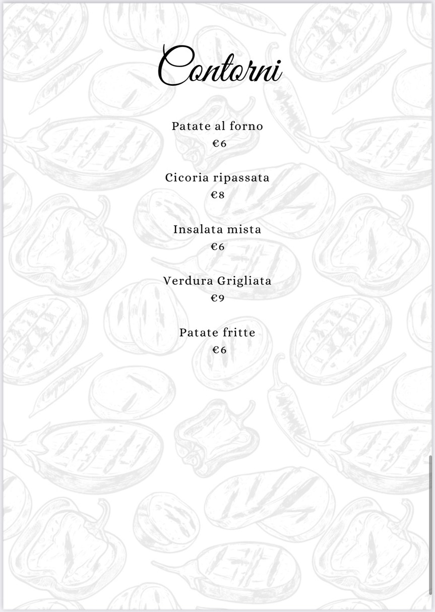 Sapori d'Italia menu 7
