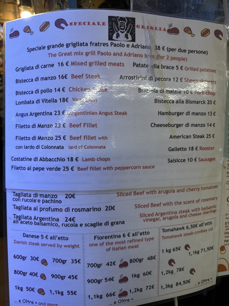 Giardino di Giulia e fratelli menu 2