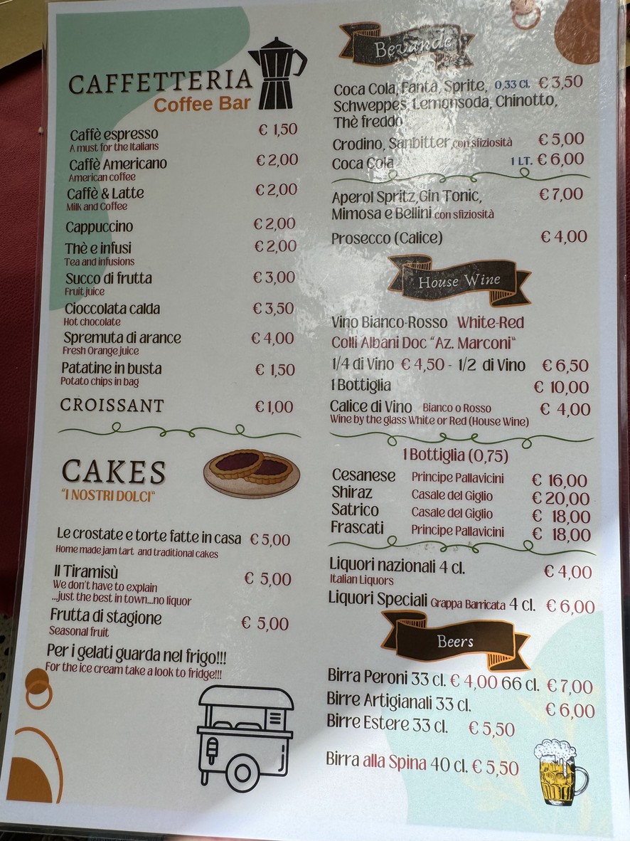 Giardino di Giulia e fratelli menu 3