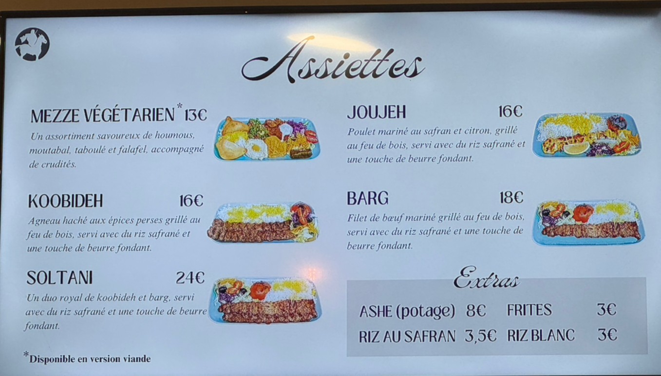 Maji menu 2