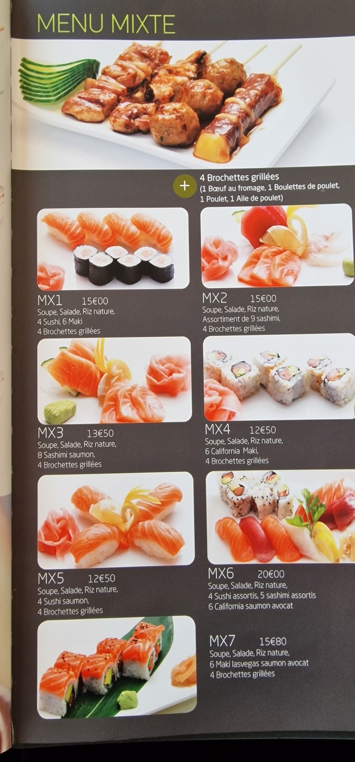 Kintaro menu 4