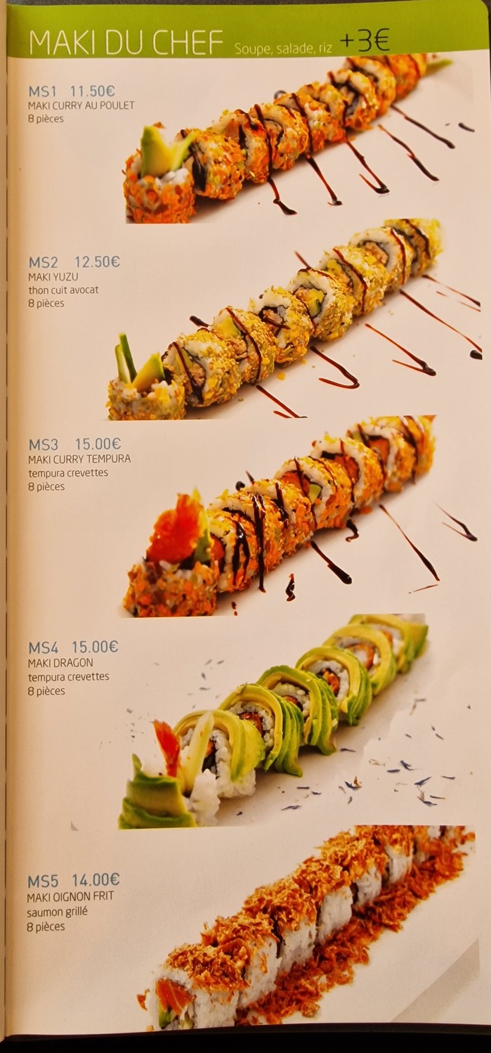 Kintaro menu 7