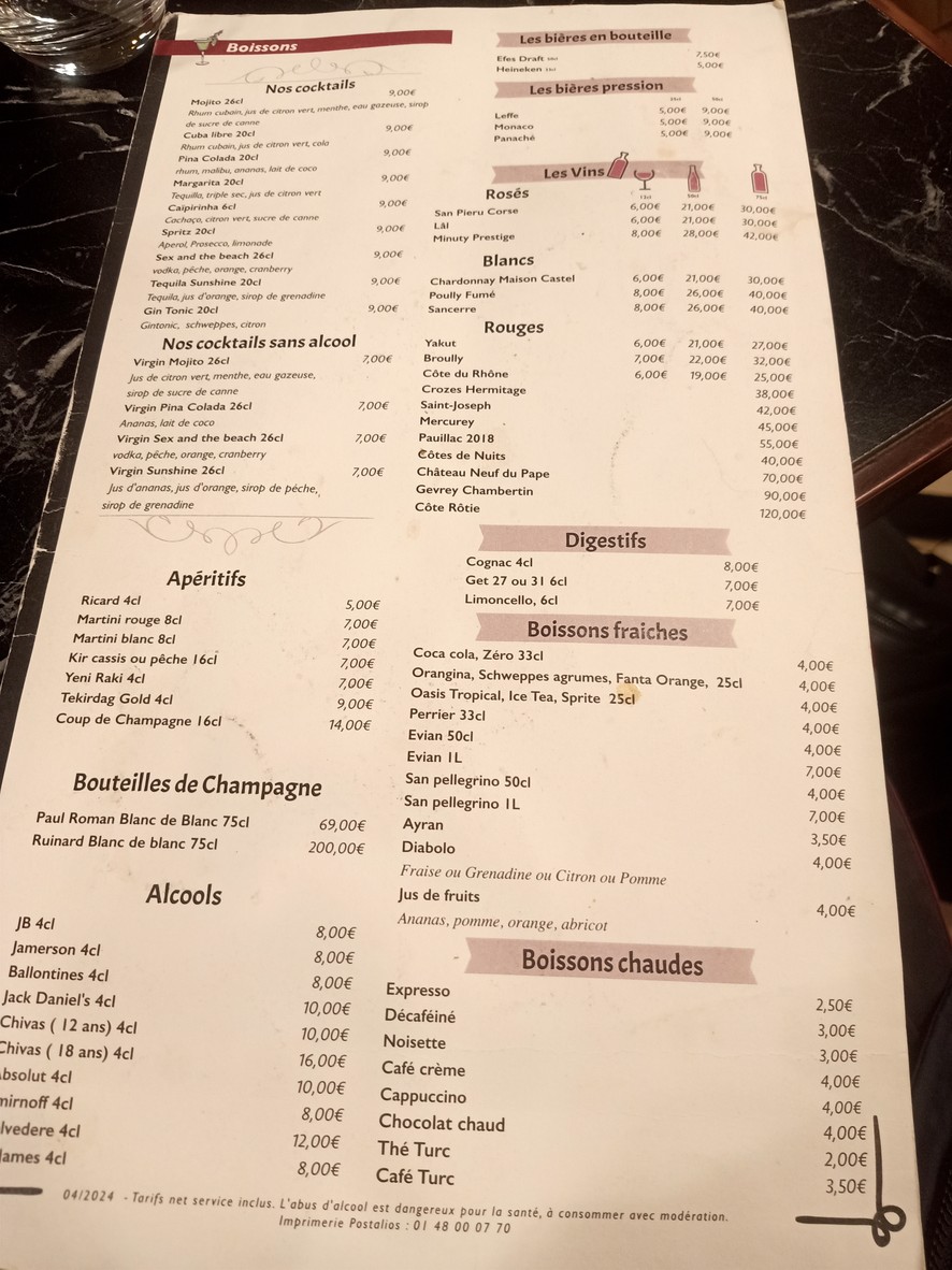 Dost Grill menu 2