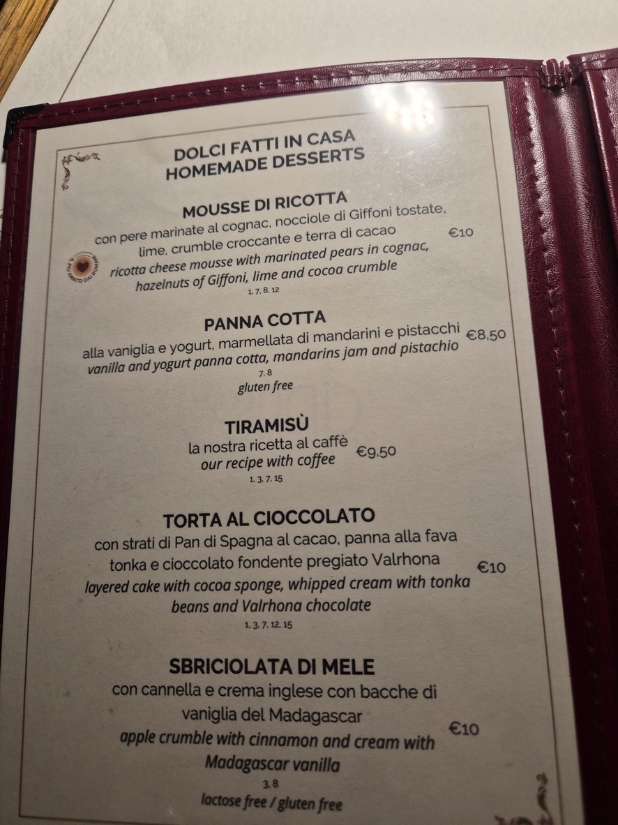 CiPASSO menu 2