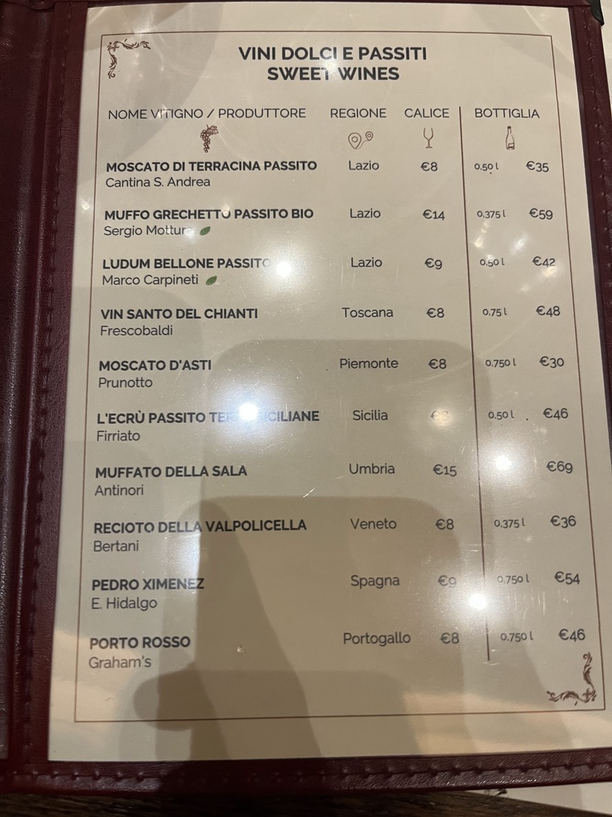 CiPASSO menu 3