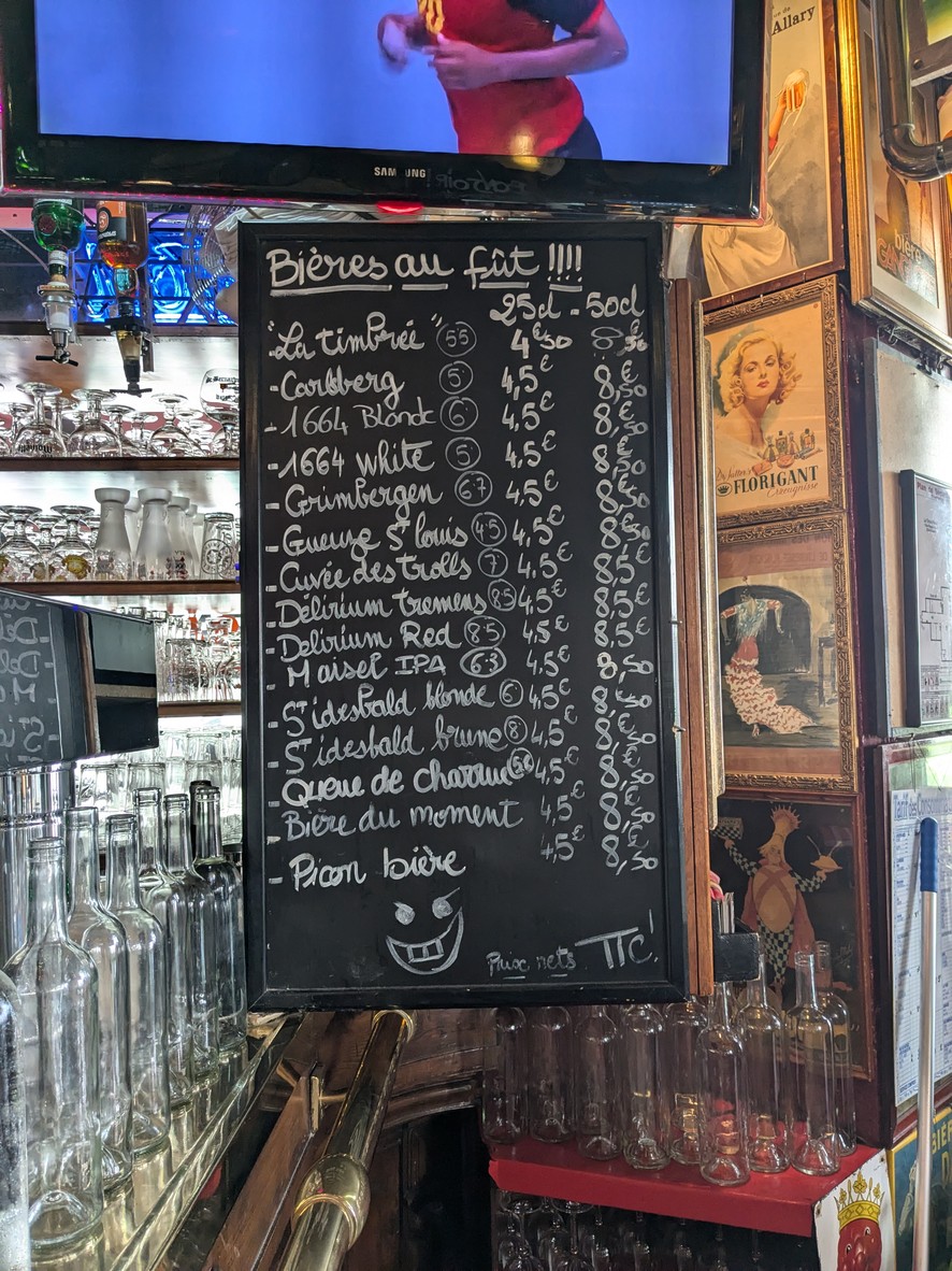 Au Timbre Poste menu 6