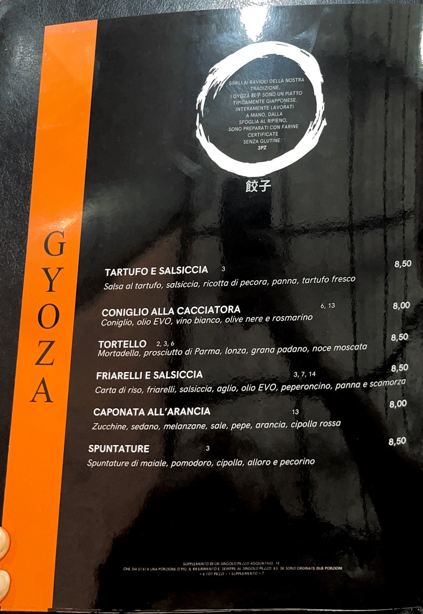 JappoRomano menu 2
